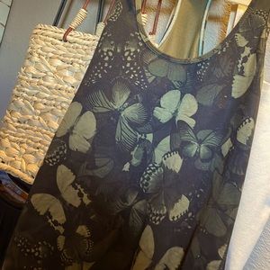 Butterflies in camo, unique lululemon tank!